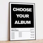 WHITE - Custom Album Poster