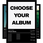 BLACK - Custom Album Poster