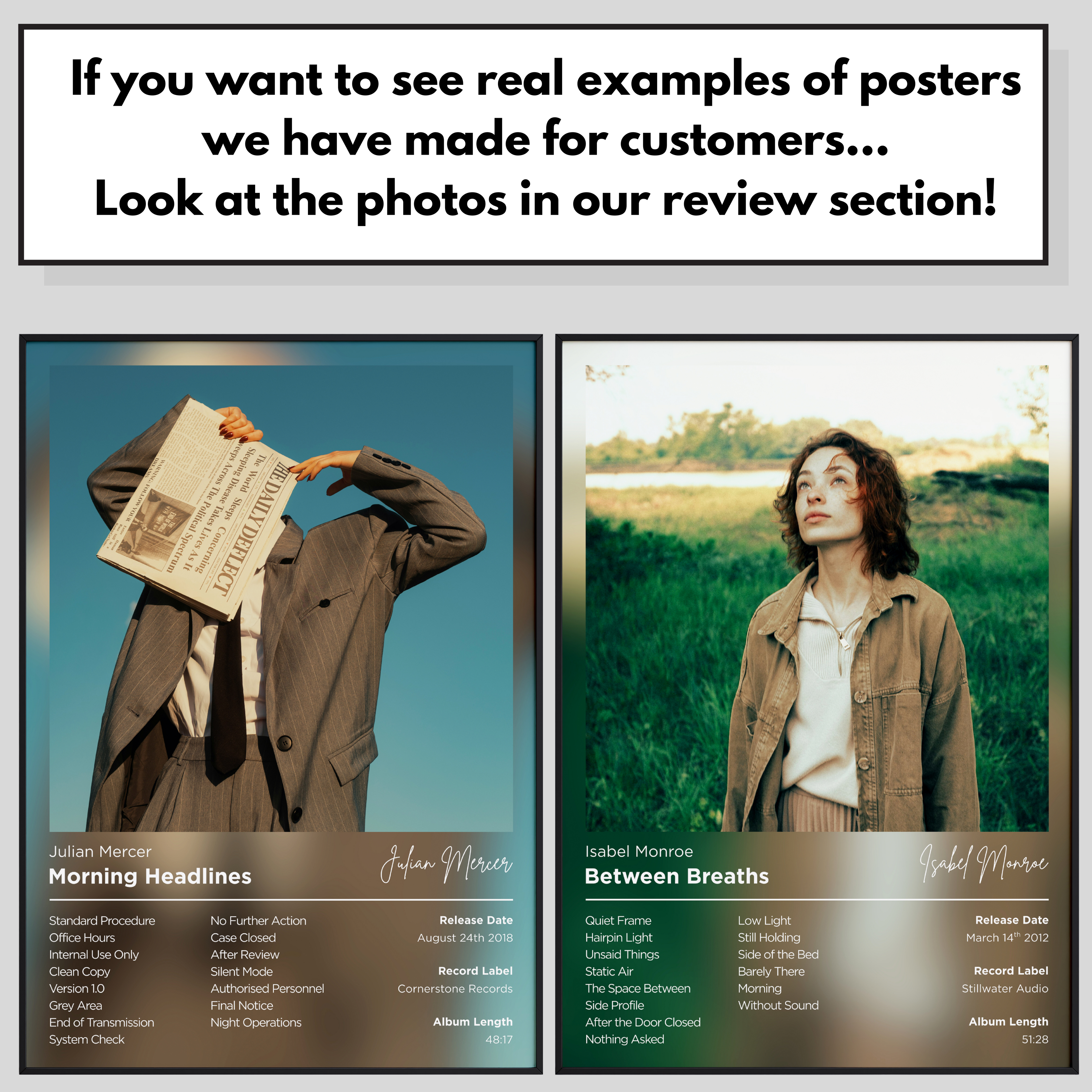 BLUR - Custom Album Poster