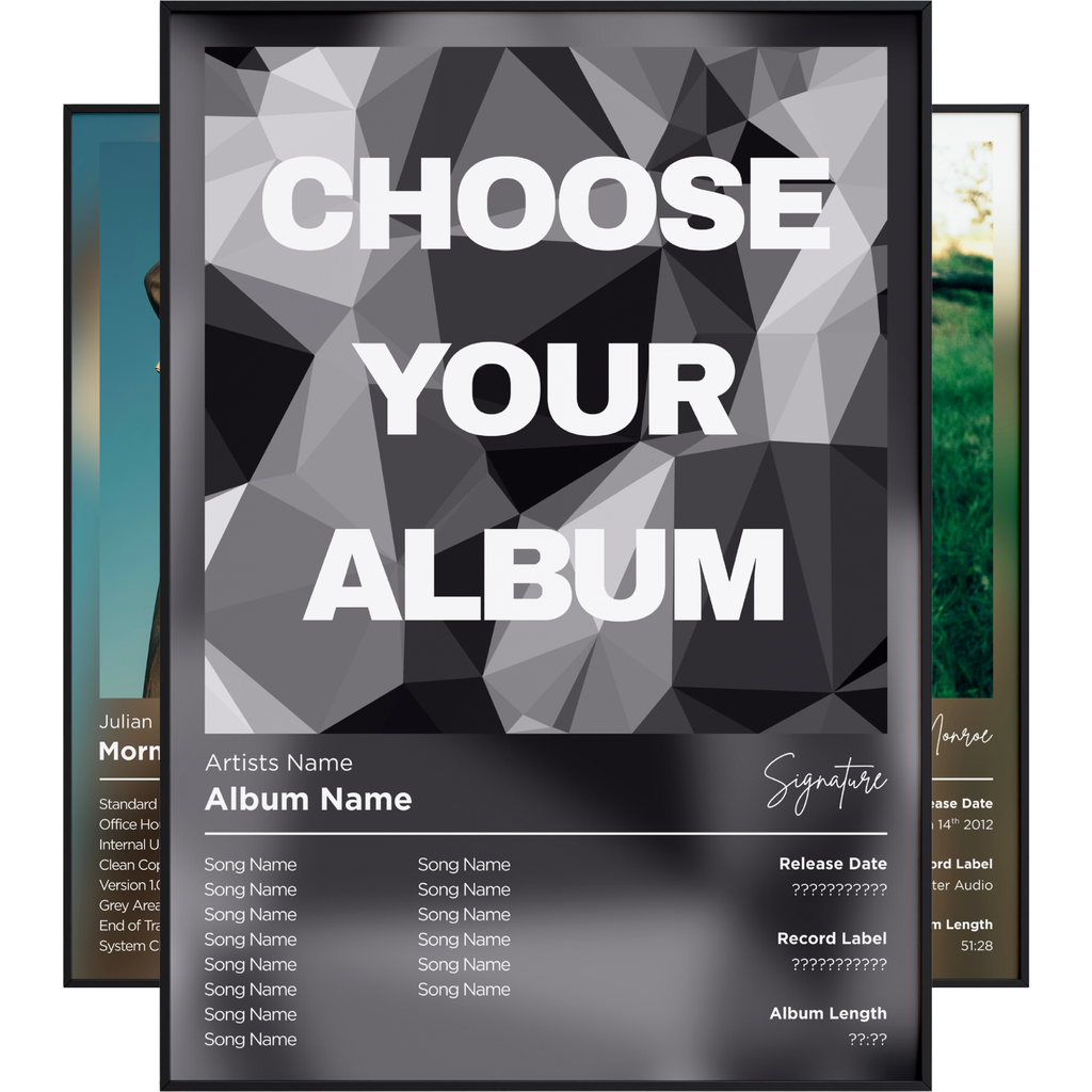 BLUR - Custom Album Poster