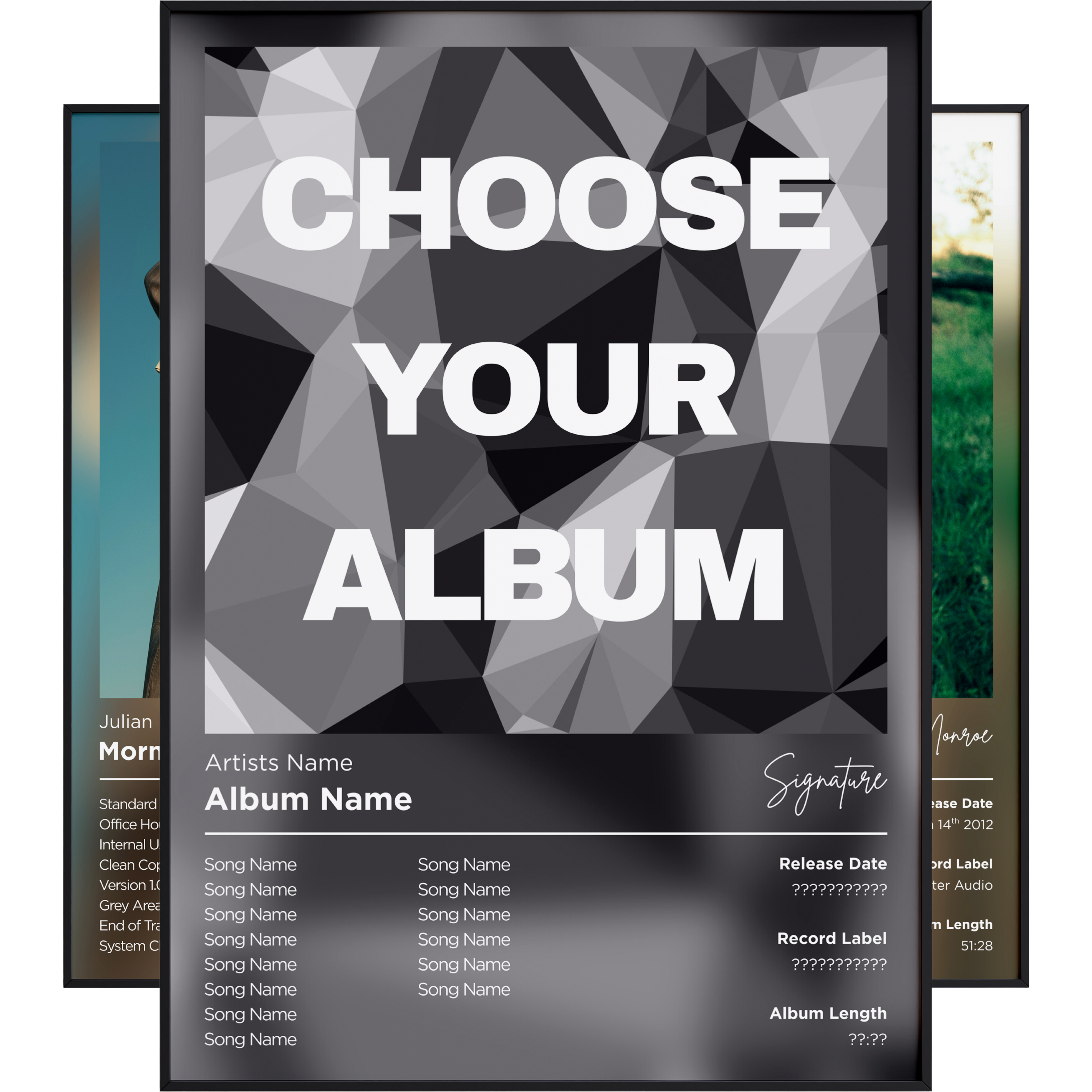 BLUR - Custom Album Poster