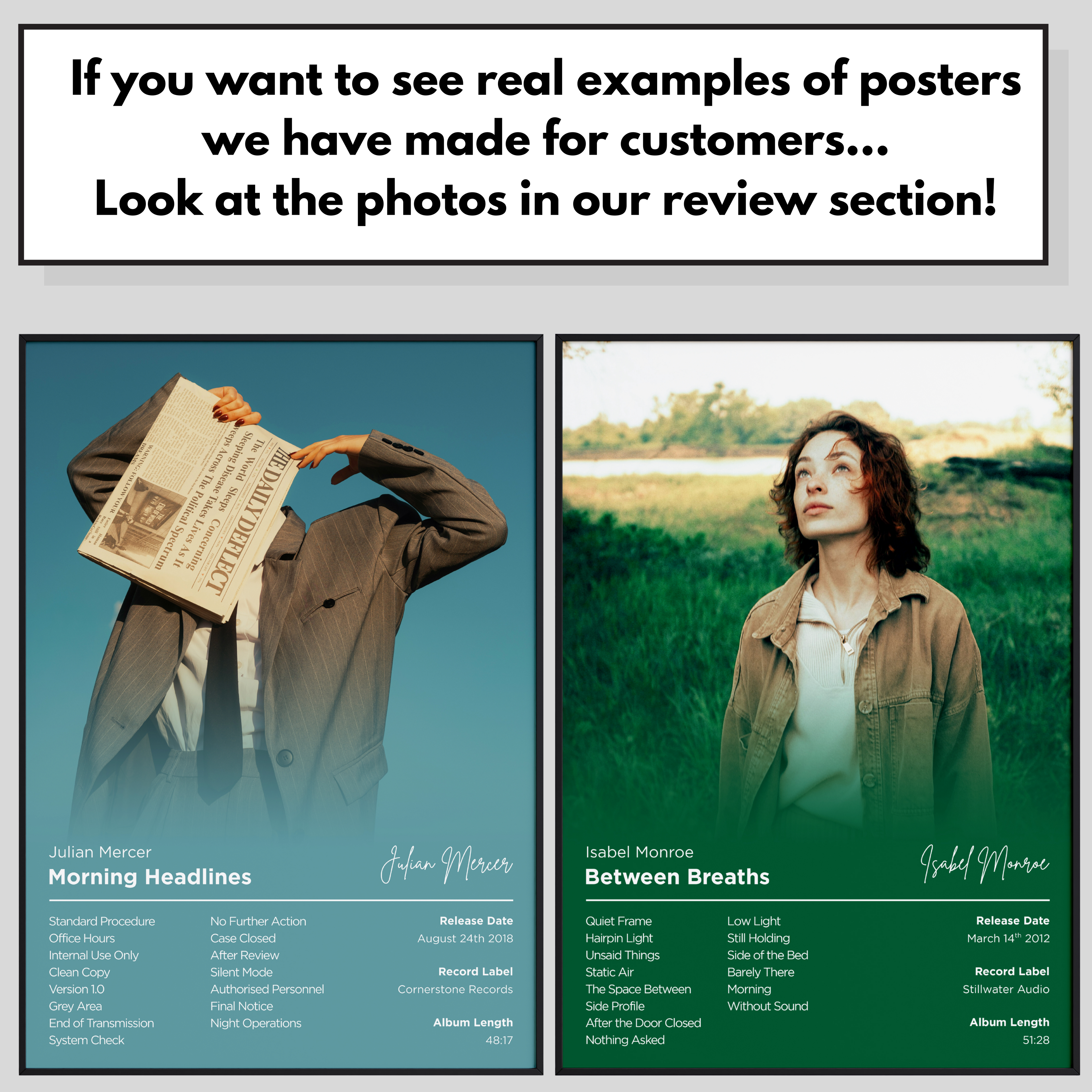 FADE - Custom Music Poster