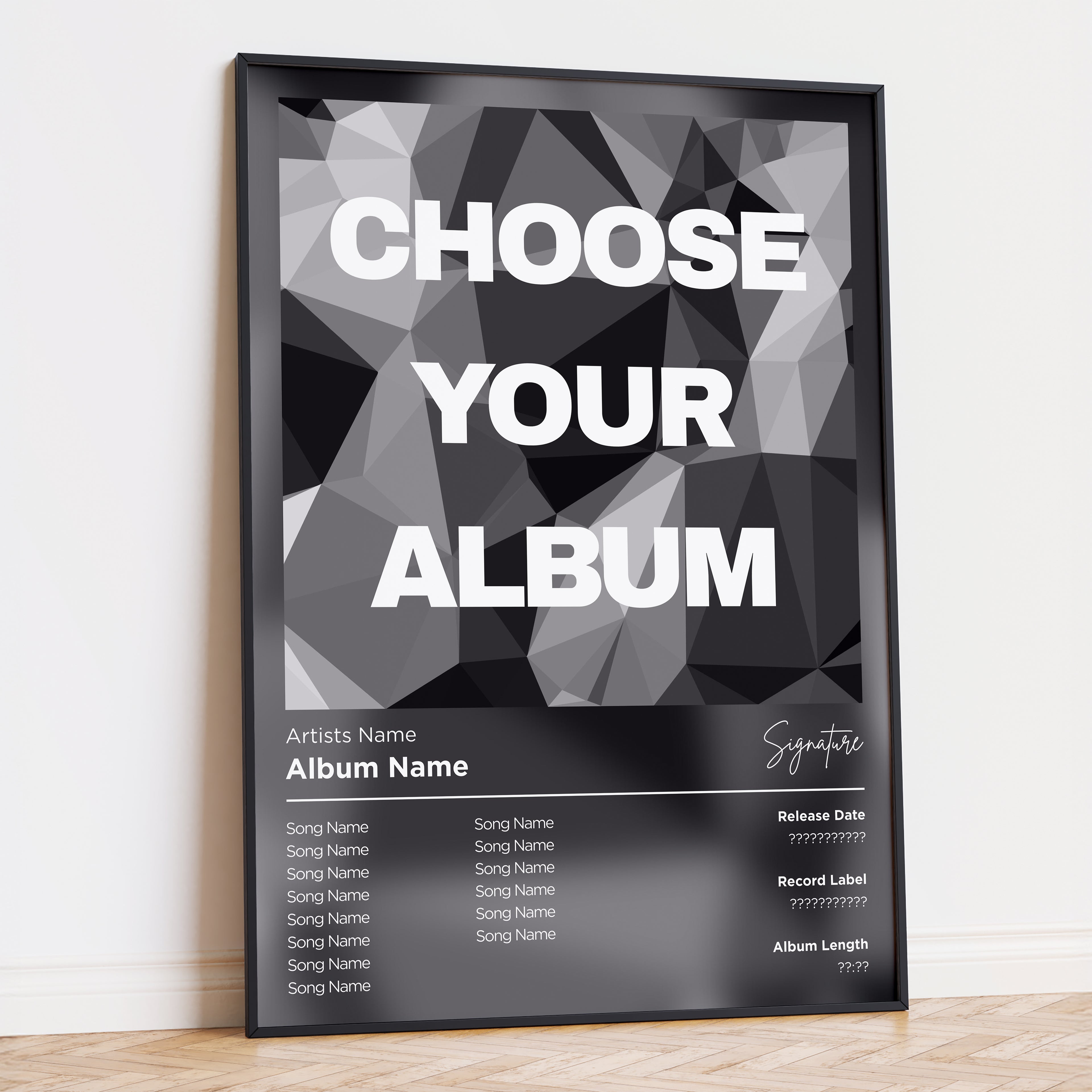 BLUR - Custom Album Poster