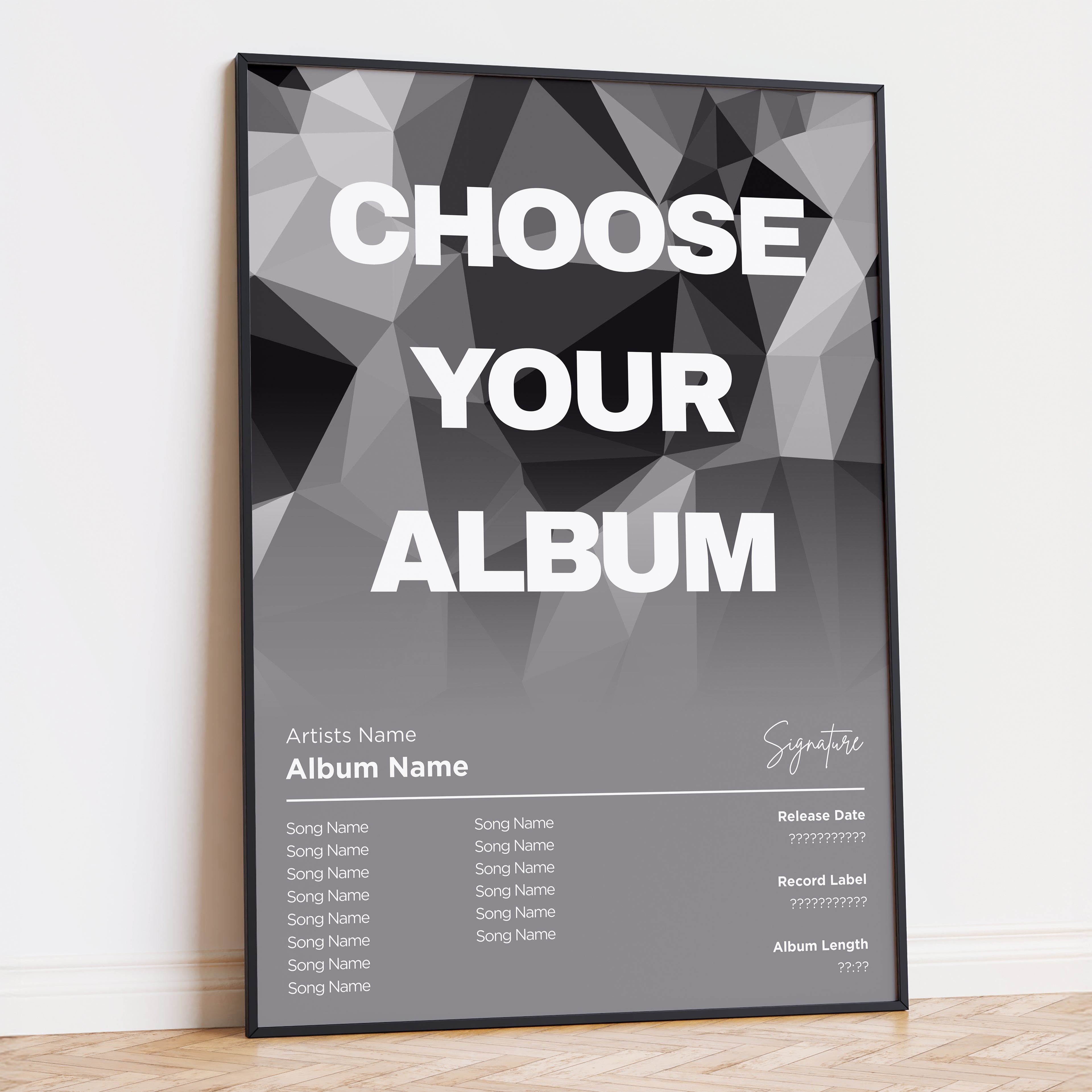 FADE - Custom Music Poster